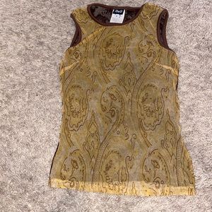 D&G vintage Mesh top Size S